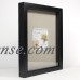 11x14 Black Shadow Box Frame - Linen Inner Display Board   558241166